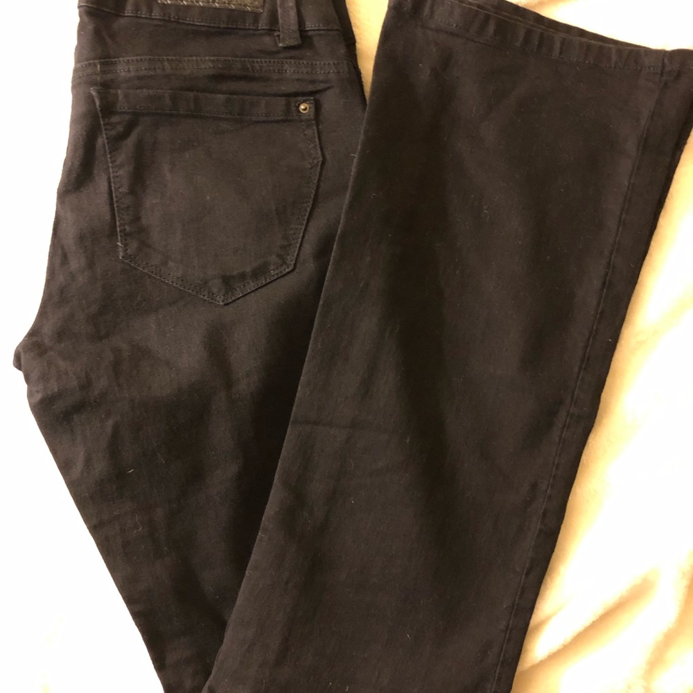 Jolt black denim stretch jeans size 7